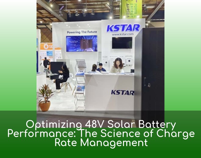 Optimizing 48V Solar Battery Performance: The Science of Charge Rate Management